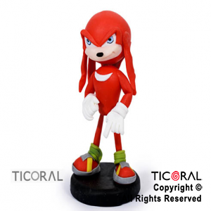ADORNO SONIC KNUKLES (NUDILLOS) A. PORCELANA FRIA x 1